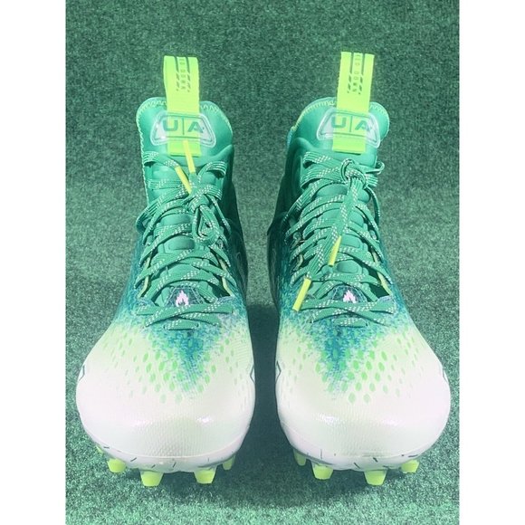 Under Armour Spotlight Lux‎ MC 2.0 Football Cleats Size 12.5 Green 3025082-301 main image 5